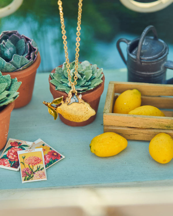 Collana | Limone con Peter Rabbit