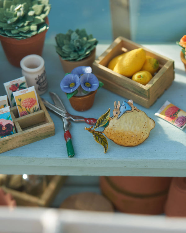 Spilla | Limone con Peter Rabbit