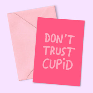 Biglietto «Non fidarti di Cupido»