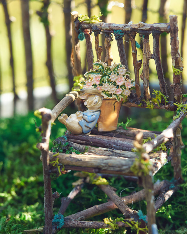 Spilla | Peter Rabbit e Vaso di Fiori