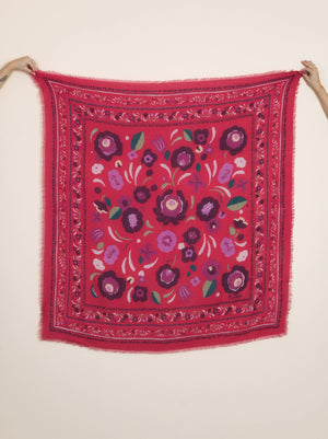 Sciarpa Fucsia | Lana e Seta
