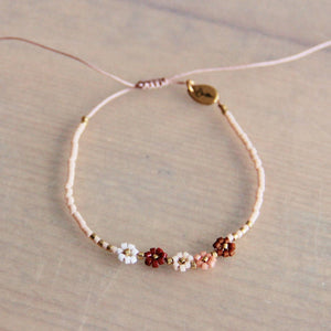 Bracciale mini con 5 margherite
