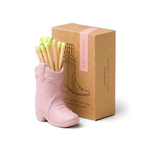Match Holder | Nashville Cowboy Boot | Rosa