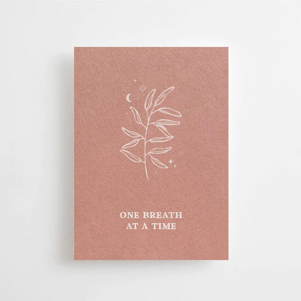 One Breath At A Time | Mini Cartolina