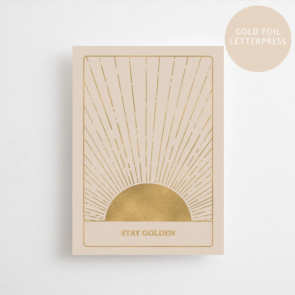 Stay Golden | Cartolina