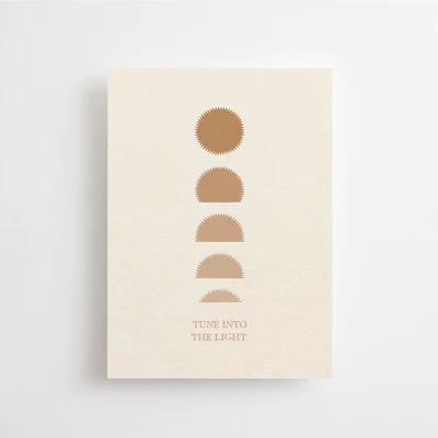 Tune Into The Light | Mini Cartolina