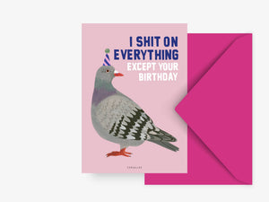 Cartolina | I shit on everything