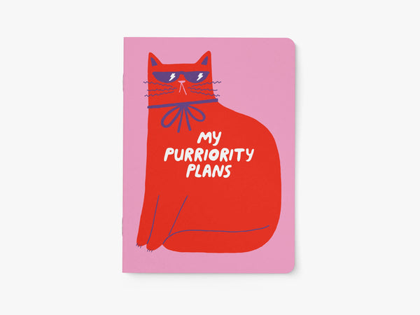 Quaderno A5 | My purriority plans
