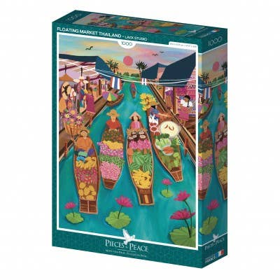 Puzzle Floating Market Thailand | 1000 pezzi