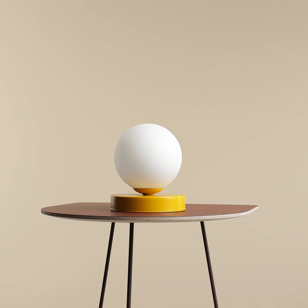 BALL TABLE LAMP | MUSTARD