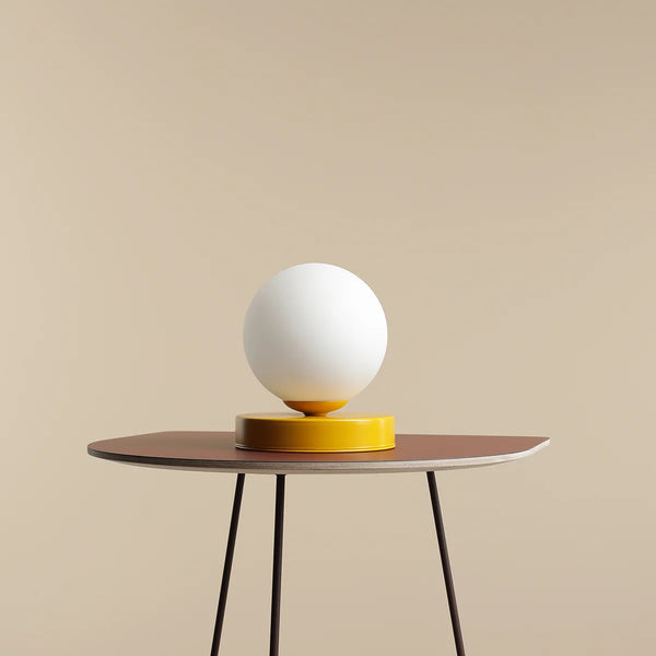 BALL TABLE LAMP | MUSTARD