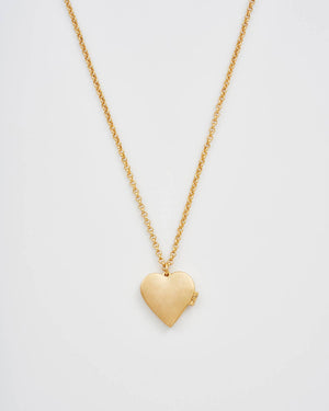Collana | Medaglione Cuore floreale