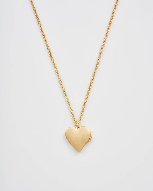 Collana | Medaglione Cuore floreale
