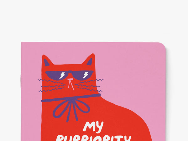 Quaderno A5 | My purriority plans