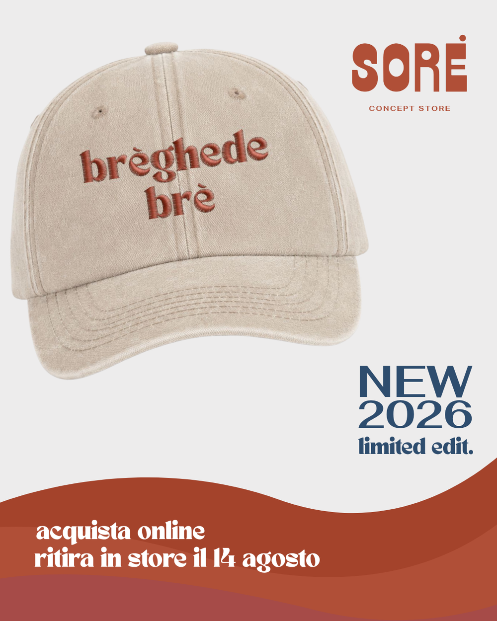 Cappellino Visiera Brèghede brè | Candelieri Special Edit. Sorè