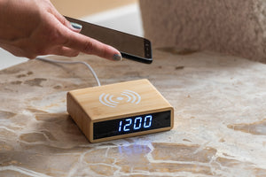 Alarm Clock | Fat Phone Charger Bamboo