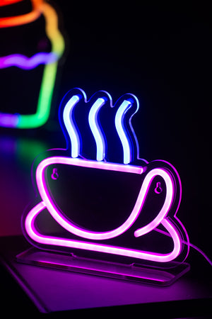 Neon Light | Coffee Pink
