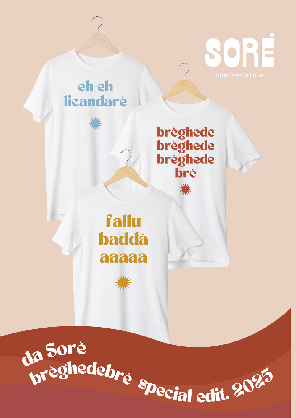 T-shirt Candelieri 2025 | Special Edition Sorè | EH EH LI CANDARÈ