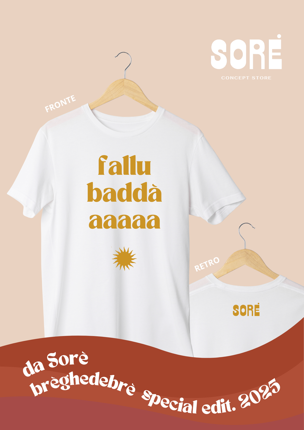 T-shirt Candelieri 2025 | Special Edition Sorè | FALLU BADDÀ