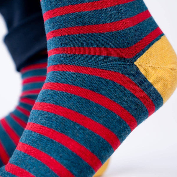 Calzini | Navy/red