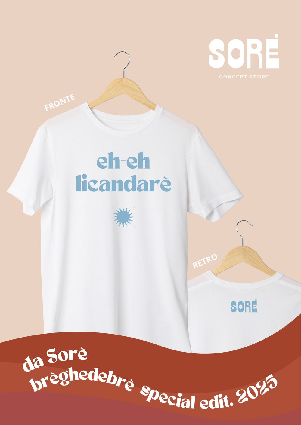 T-shirt Candelieri 2025 | Special Edition Sorè | EH EH LI CANDARÈ