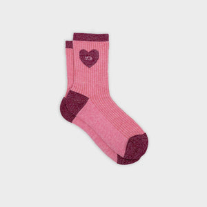 Calzini cuore | Rosa chiaro e rosa