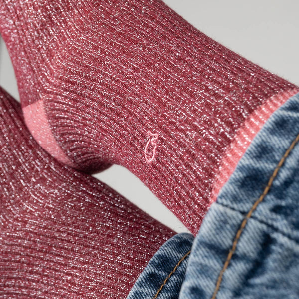 Calze | Bordeaux e rosa