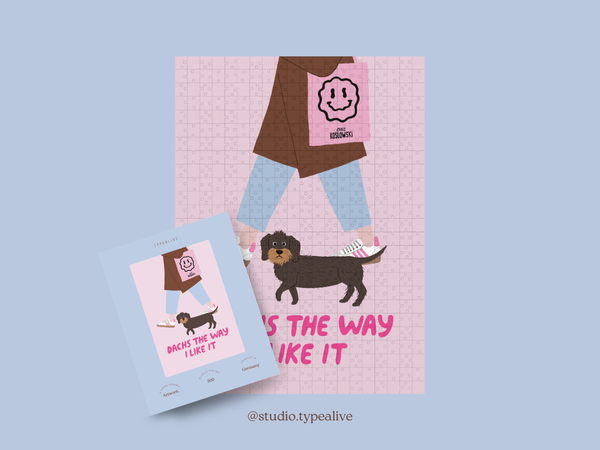 Puzzle Dachs the way | 500 pezzi