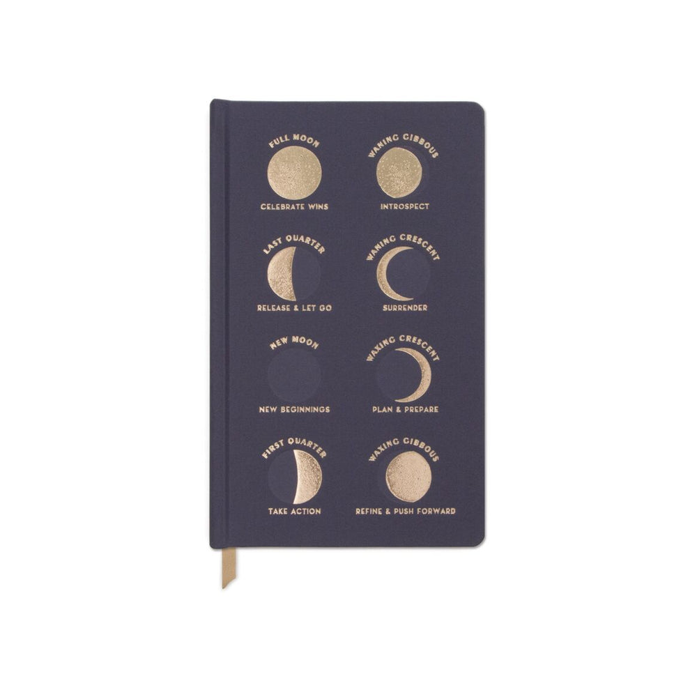 Bookcloth Hardcover quaderno | Moon Phases