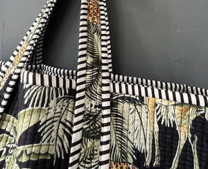 Borsa Trapuntata |  Tiger & Floral