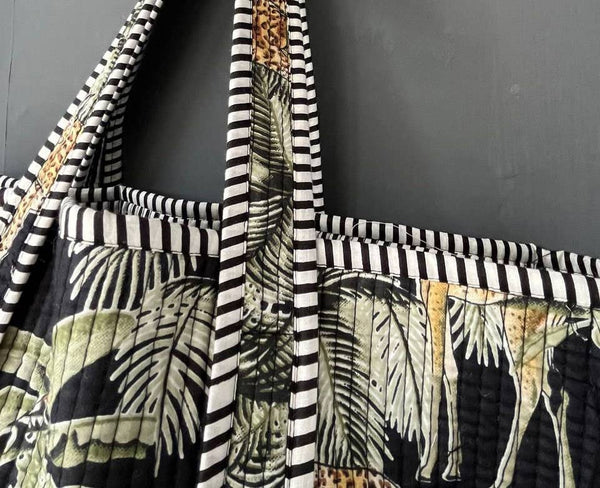 Borsa Trapuntata |  Tiger & Floral