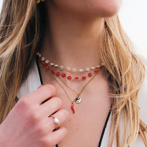 Collana Margherita | nudo/oro