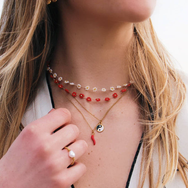 Collana Margherita | nudo/oro