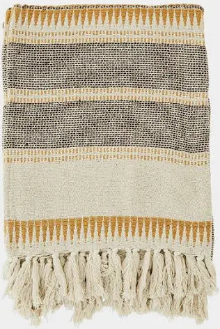 Coperta Plaid | Recycled cotton throw