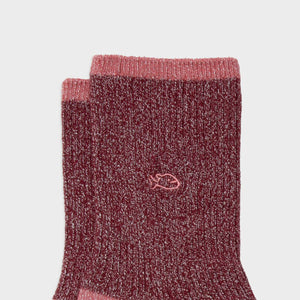 Calze | Bordeaux e rosa