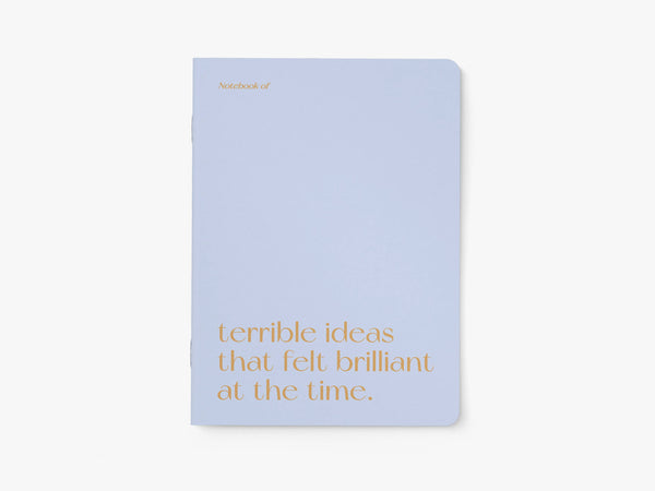 Quaderno A5 | Terrible ideas