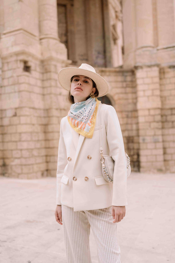 Foulard in Cotone | Uccelli Azzurro