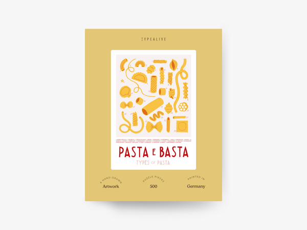 Puzzle Pasta e basta | 500 pezzi