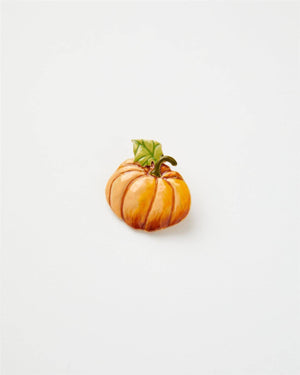 Spilla | Smaltata a forma di zucca