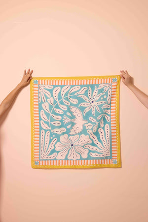 Foulard in Cotone | Uccelli Azzurro