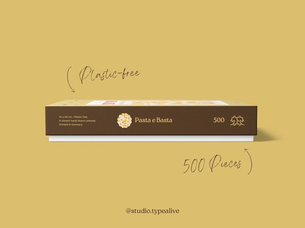 Puzzle Pasta e basta | 500 pezzi