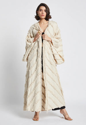 Fern Beige Kimono | S-M