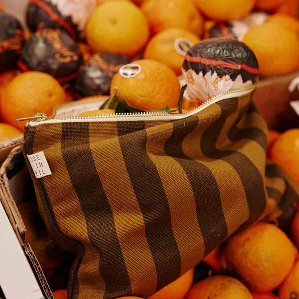 Pochette | Lili | Righe Nero Cumino