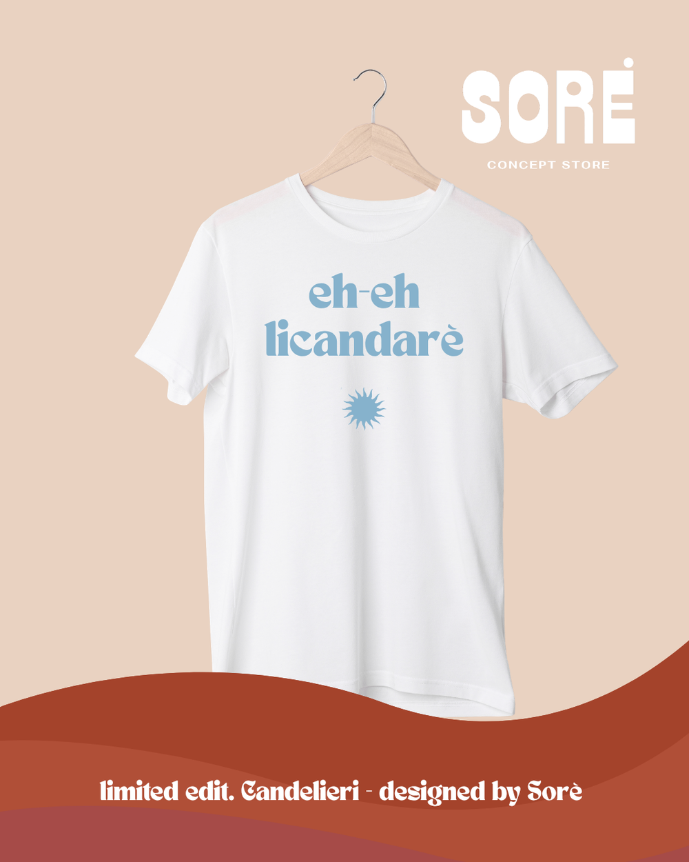 T-shirt Candelieri | Special Edition Sorè | EH EH LI CANDARÈ