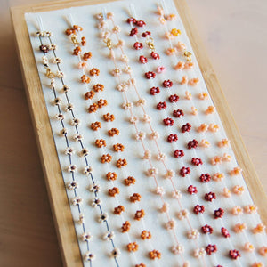Collana Margherita | bianco/giallo
