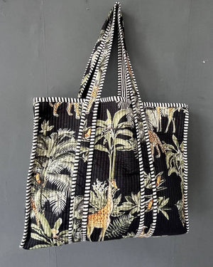 Borsa Trapuntata |  Tiger & Floral