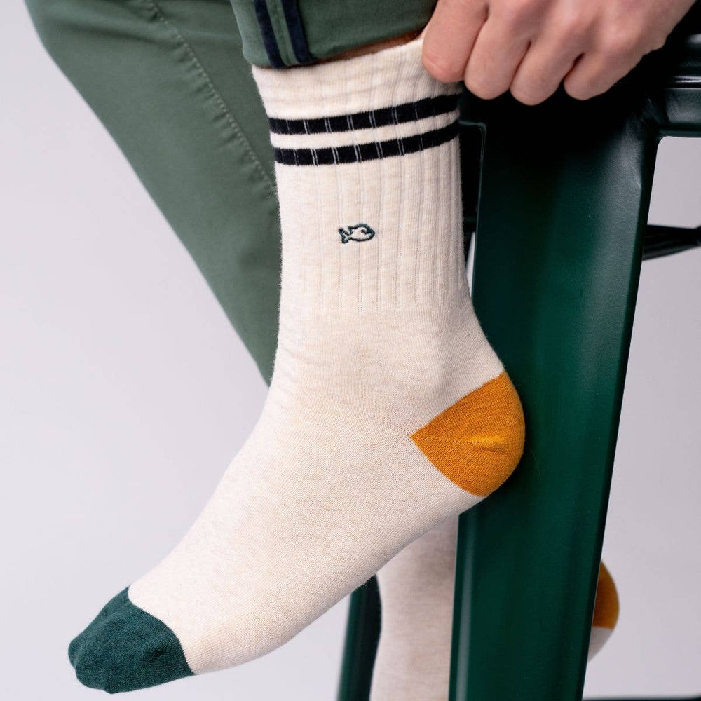 Calze | Heather beige e nero