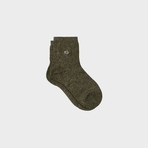 Calzini | Khaki verde scuro glitter