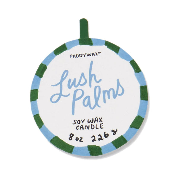 Palm Tree Ceramic Candle | Lush Palms Boxed
