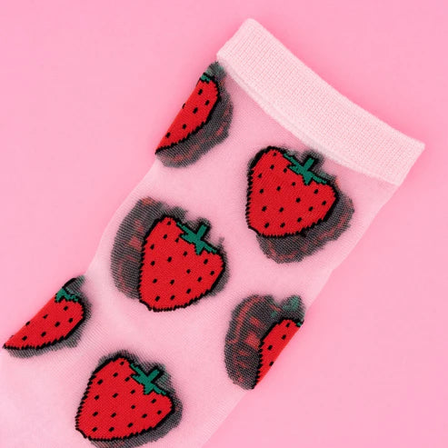 Calzini | Trasparenti con Fragole